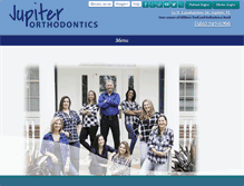 Tablet Screenshot of jupiter-orthodontics.com